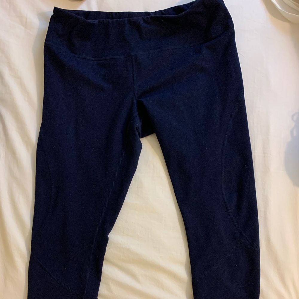 Zella navy cropped leggings
